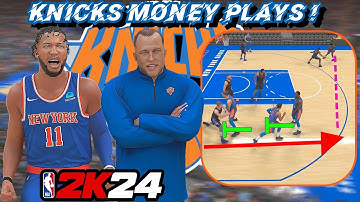 7 Knicks Money Plays In NBA 2K24 ! | Double Screens, Open 3