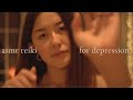 ASMR Reiki Healing for Depression (Smoke Cleanse, Body Scan, Tarot Reading, Rain Sounds)