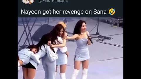Nayeon got her revenge on sana