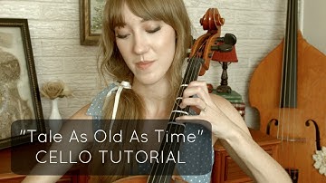 "Tale As Old As Time" Cello Tutorial | How To Music | Sarah Joy