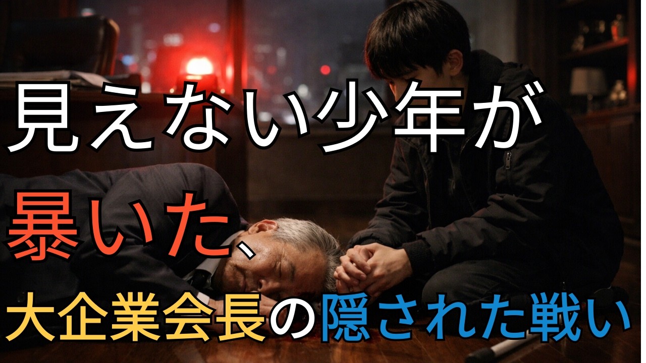 「父をボケ老人にして捨てろ」実の息子の最悪な計画を、盲目の少年が聞いてしまった…