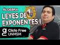 ÁLGEBRA - Leyes de exponentes 01 [CICLO FREE]