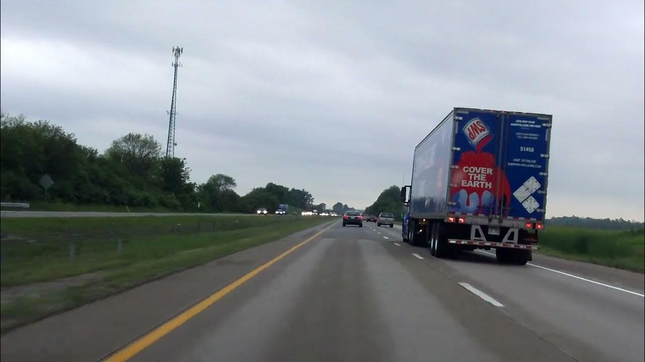 Interstate 70 Indiana (Exits 59 to 51) westbound YouTube