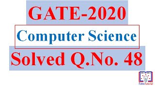 GATE 2020 Q No 48 Solved Computer Science || C Programming