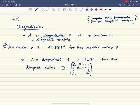 Diagonalization Introduction