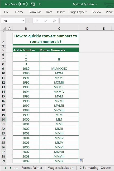how-to-convert-numbers-into-roman-numerals-in-excel-excel-shortcuts