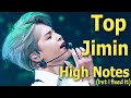 Best jimin high notes 2020