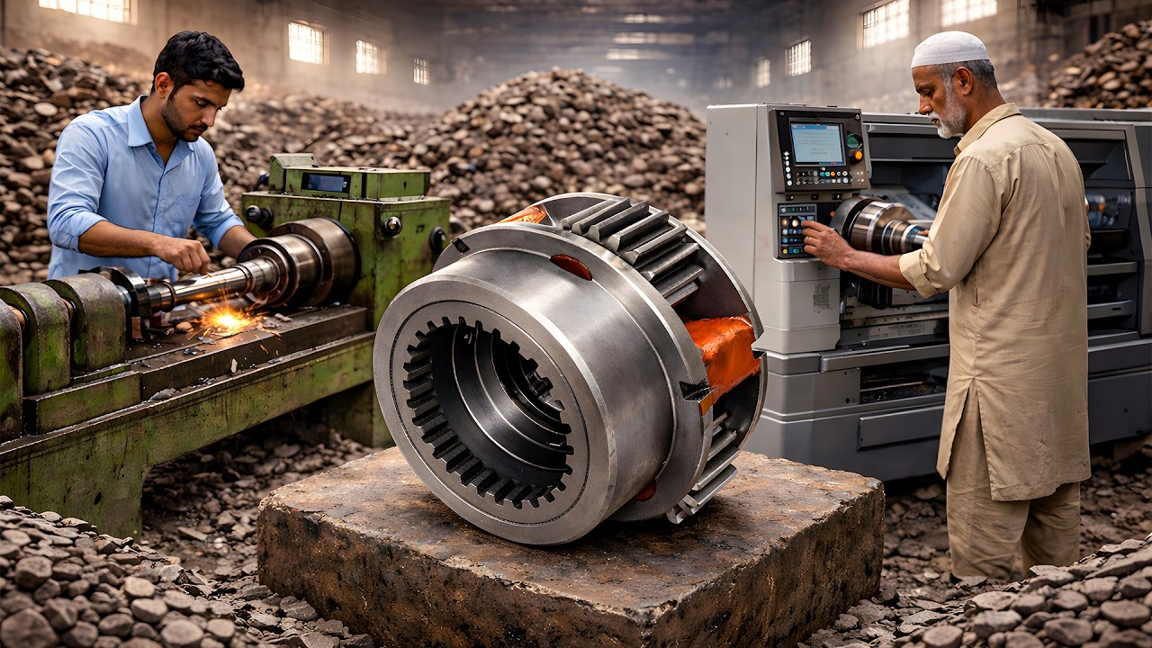 INSANE! From Scrap Steel to a Monster Tractor Part!