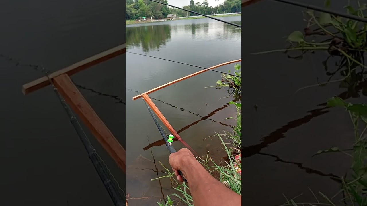 Mancing di bendungan sade