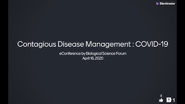Contagious Disease Management : Perspective to COVID-19 - SARS-Cov2 - Coronavirus