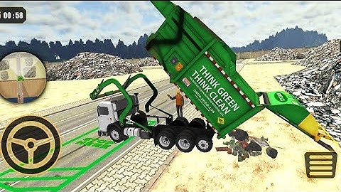 Garbage  Dump Truck Driving Simulator - Android, iOS Gameplay