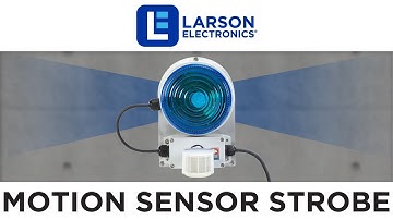Class II Strobe Light with Motion Sensor - 110-120V AC - 54 Flashes Per Minute - 4 Color Options