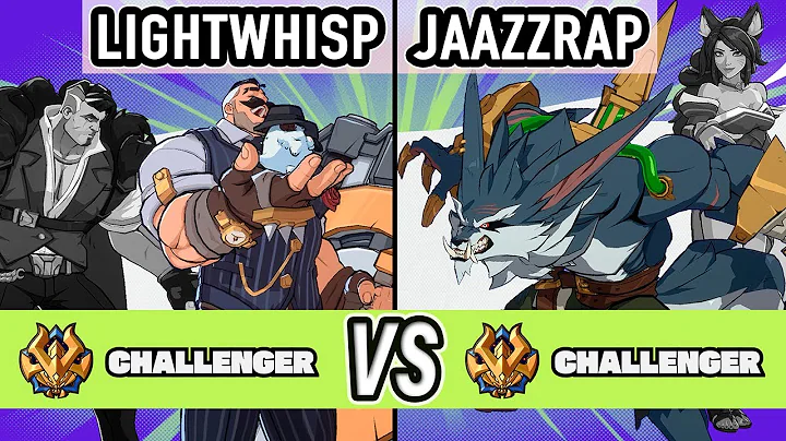 2XKO ▰ LightWhisp (Braum / Darius) vs JaazzRap (Warwick / Ahri) ▰ High Level Gameplay