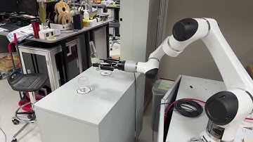 Robotic Arm Precision Test: Automated Water Pouring Sequence