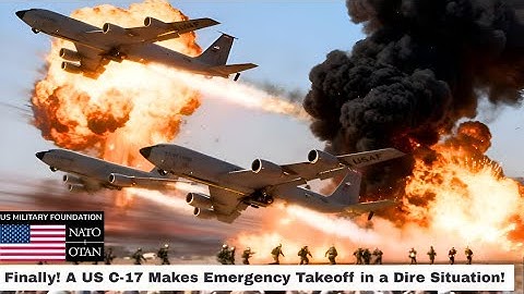 US Air Force C-17s in EMERGENCY Alert Zone What