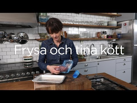 Video: Hur Man Tina Kött Snabbare