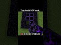 Minecraft’s Illegal Portal Trick 💀