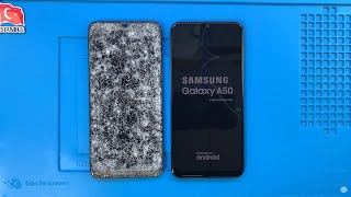 SPLIT! Samsung Galaxy A50 Screen Replacement | SM-A505F #samsunggalaxya50