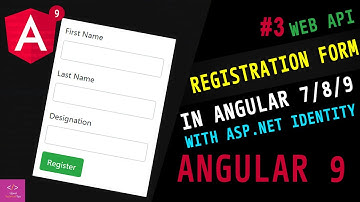 Angular 9/8 Tutorial #3 User Registration With Web API | Registration form in angular | Ujjwal Tips