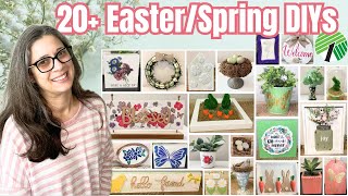 Easy Spring & Easter Decor DIYs | Dollar Tree Budget Home Decor Makeovers & Crafts