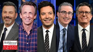 TV's Late-Night Hosts Announce New Podcast Together on Spotify to Help Striking Writers | THR News