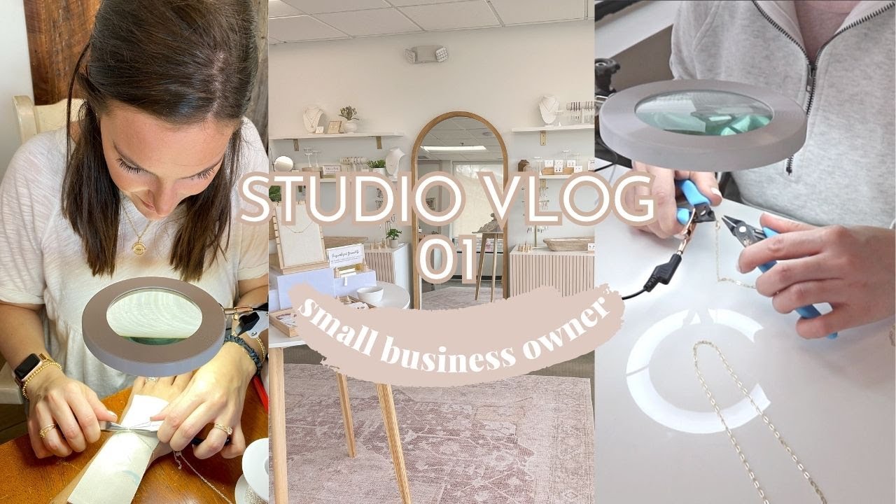 STUDIO VLOG day in the life of a small business owner | Sarah Brithinee ...