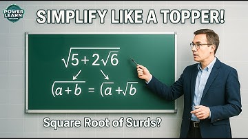 How to Simplify Surds Like a Topper 💯 | Square Root Edition