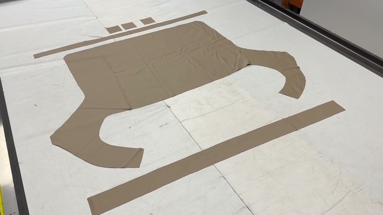 Triumph TR2/TR3/TR3A Hardtop Restoration: West of England Cloth Headliner | Talking Trim w/ J-Skin