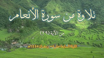 تلاوة من سورة الأنعام من الآية (29) |عبد الرحمن ريس وعبد الباري ريس | رمضان 1445هـ |الليلة 17
