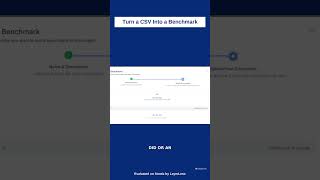 Turn a CSV Into a Benchmark