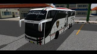 Lamborghini special edition bus livery for BUSSID screenshot 2
