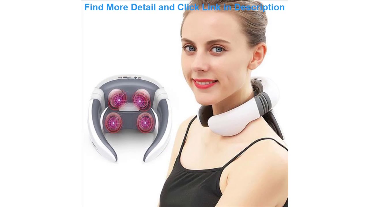 Top Electric Pulse Neck Massager Infrared Heating Protector Physical