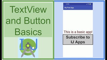 TextView and Button Basics || Tutorial 3