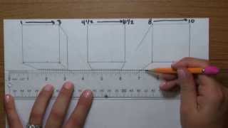 9 cubes in 1 pt perspective