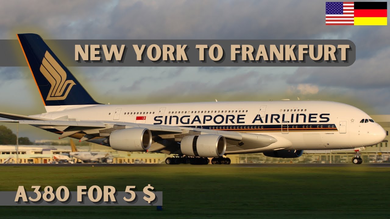 Flugroute Frankfurt New York Singapore Airlines www.youtube.com
