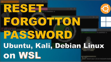Reset Forgotten Ubuntu Linux Password on WSL | Debian, Kali, Linux Password Change/Reset on WSL