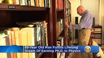 ‘I Wanted This’: 89-Year Old Man Fulfills Lifelong Dream Of Earning Ph.D. In Physics