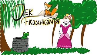 Der Froschkönig - Märchen für Kinder ♛ Brüder Grimm ♛  Hörbuch mit Illustrationen