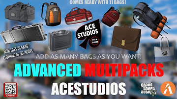 Backpack FiveM Script | OX | ADD MORE BAGS l 11 BAGS INCLUDED | ADVANCED MULTI-PACKS