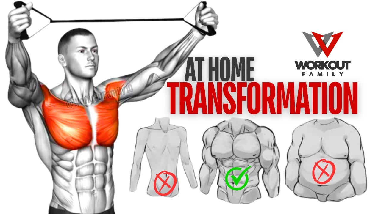 10 Best (Resistance Band) Exercises for Building Muscles | Home Workout with Resistance Band