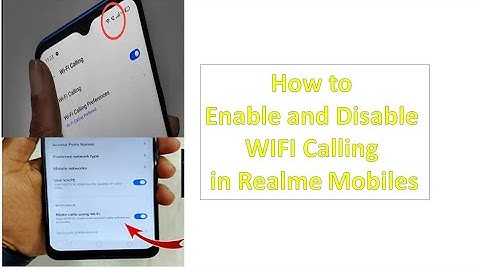 Wifi Calling Feature For All Realme(How to Enable and disable )Wifi Calling Realme #Wificalling