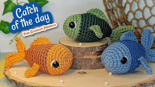 Fish Crochet Tutorial | Amigurumi Fishing Pattern