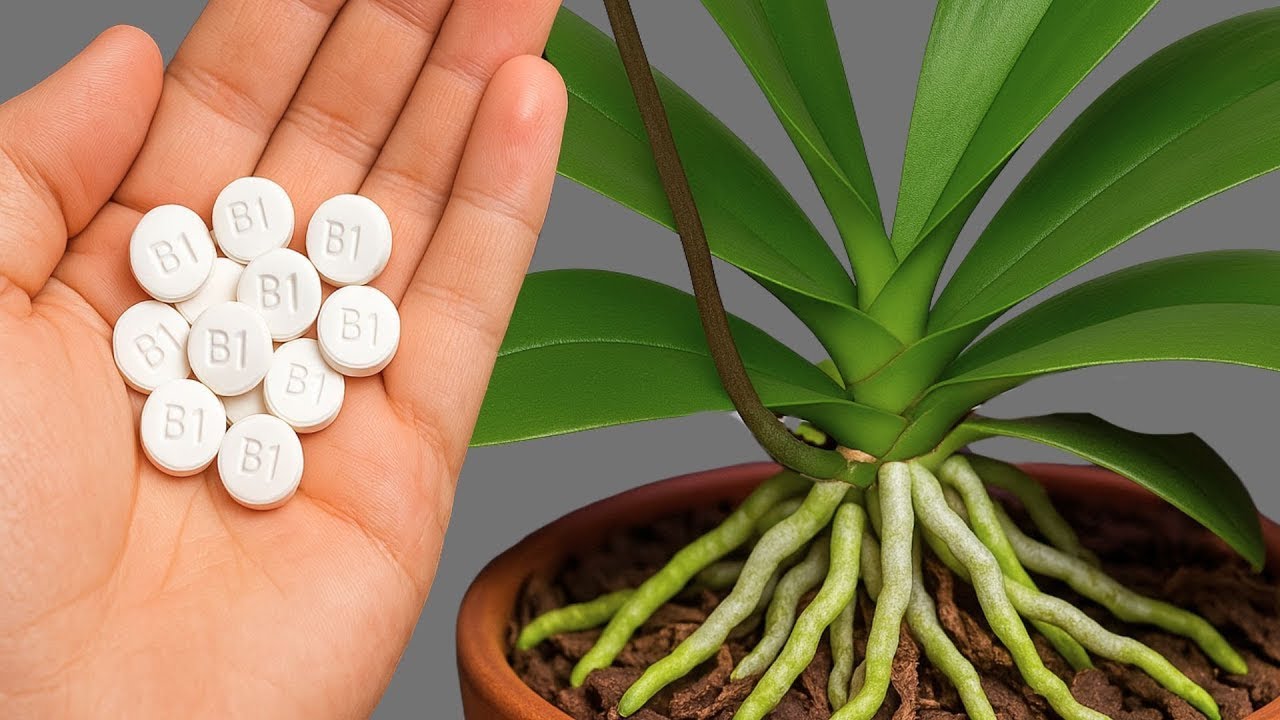 Поместите под орхидею! Внезапно появится 100 корней, которые будут цвести все 4 сезона.