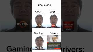 POV : User using AMD CPU 😎 &amp; AMD GPU (driver issue 😭) #shorts #gaming #pcgaming #fyp #foryou