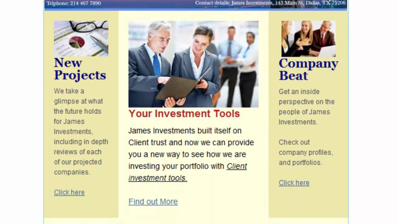 professional business newsletter example mp4 youtube