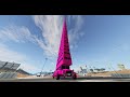 Messing around with a super tall bus I made in Automation *FLASH WARNING*