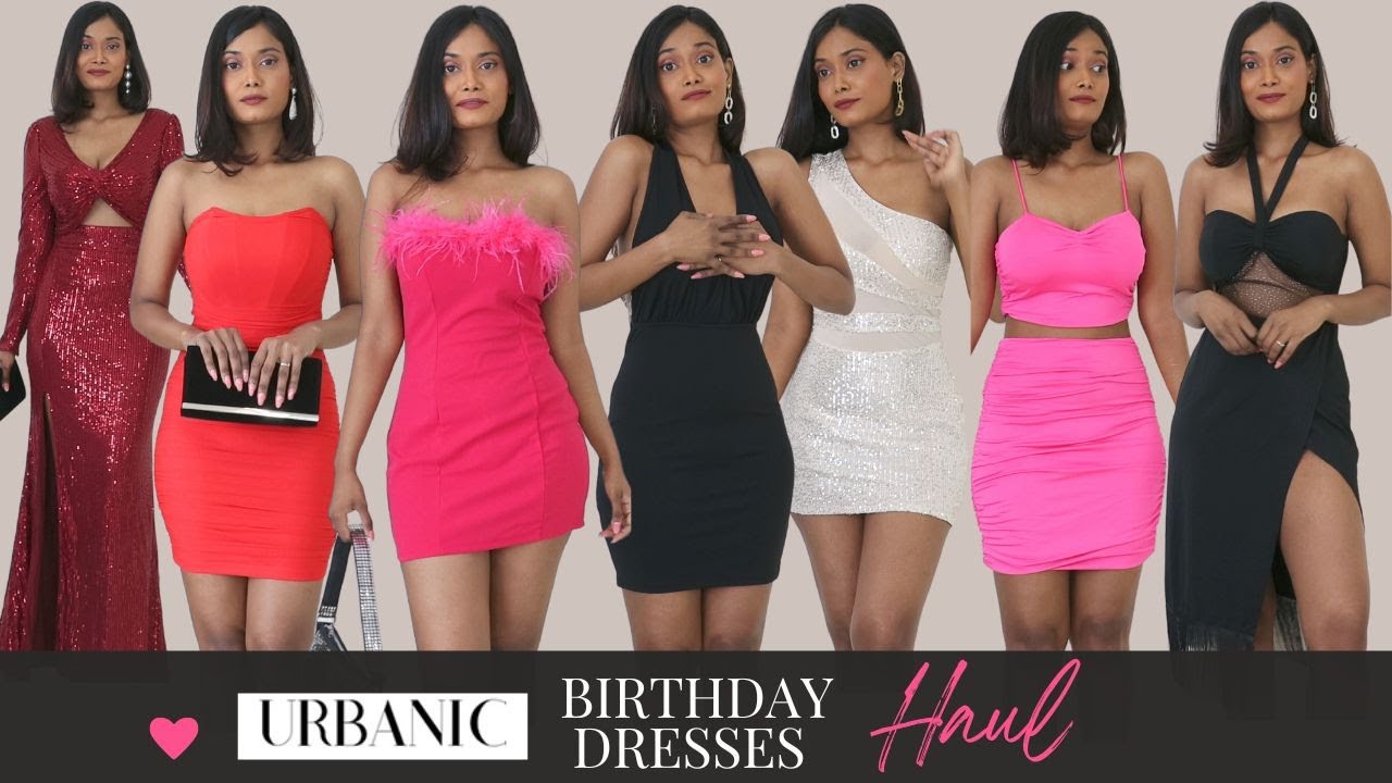 URBANIC Birthday Dress Haul urbanic cocktail dress, party dress haul