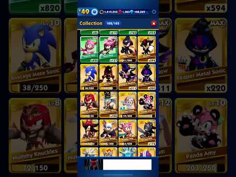 Sonic Dash May 8th 2025 Card Upgrades 