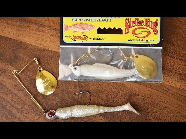 Strike King RMG14-860 Redfish Magic Spinnerbait, 1/4 oz, Electric LURES