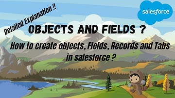 What  are Objects and  Fields in Salesforce | How to create Objects, Fields, Tabs and Records